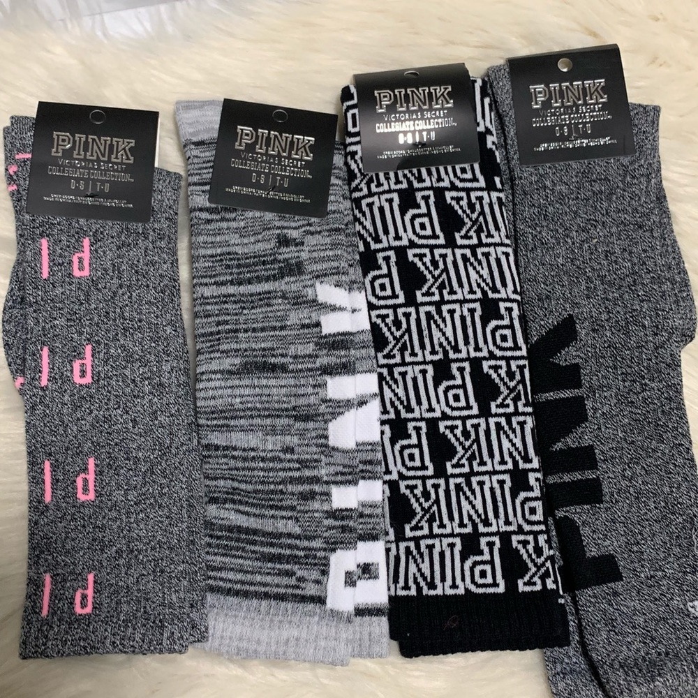 1 Free Lanyard and 4 VS Pink Knee High Socks